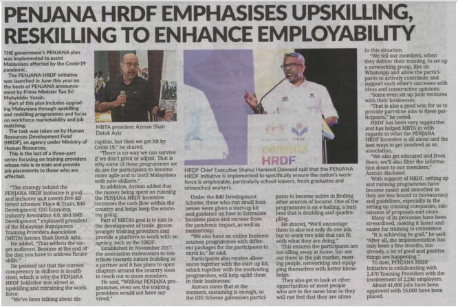Penjana HRDF Emphasises Upskilling- Reskilling To Enhance Employability